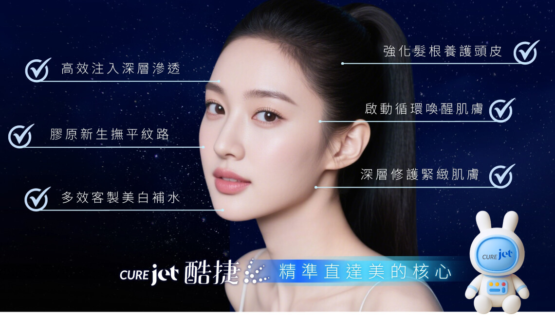CUREJET 酷捷(無針水光)毛孔、細紋到頭皮護理無限可能