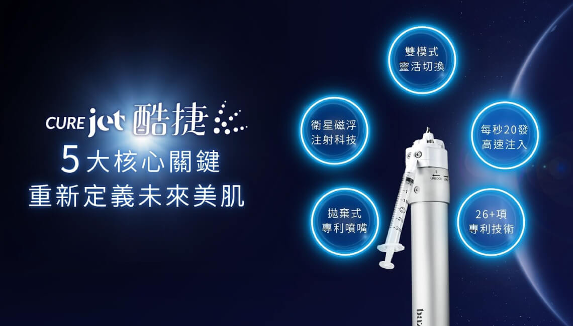 CUREJET 酷捷(無針水光注射)5大特色