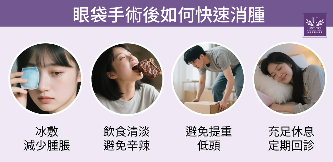 眼袋手術術後如何加速消腫？ 