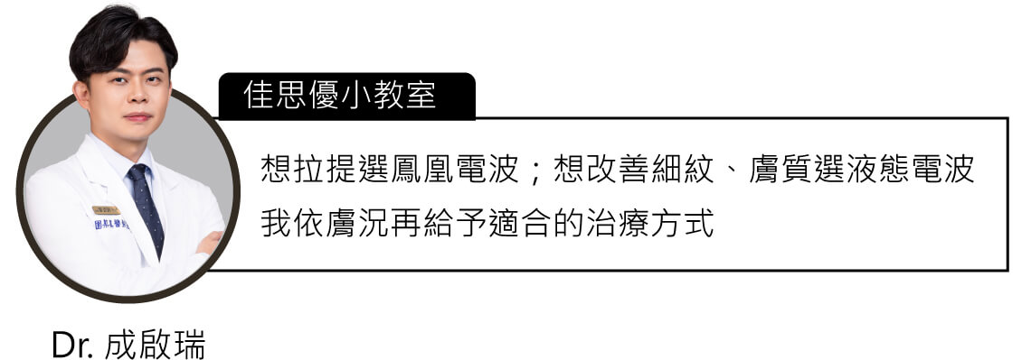 佳思優成啟瑞醫生專業鳳凰電波與逆時針的觀點