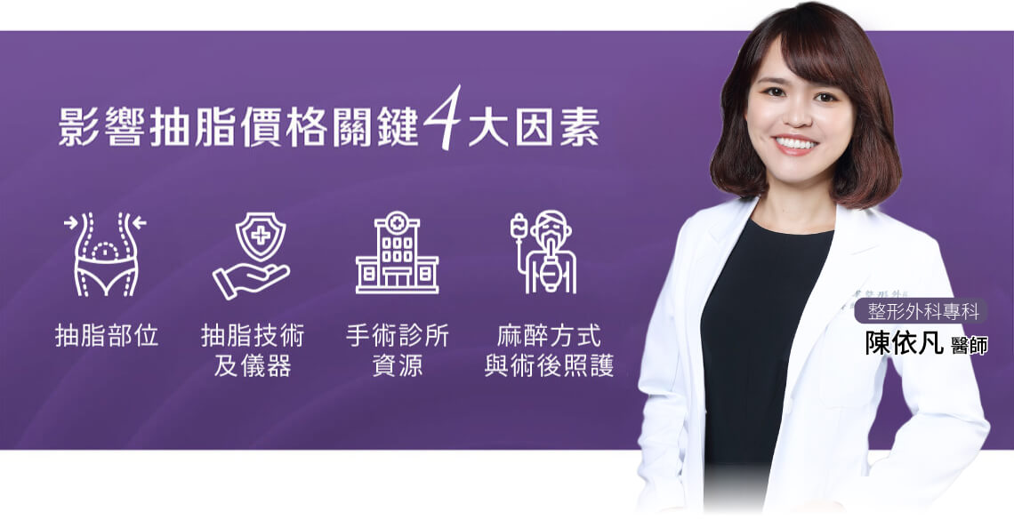 影響抽脂價格的四大關鍵