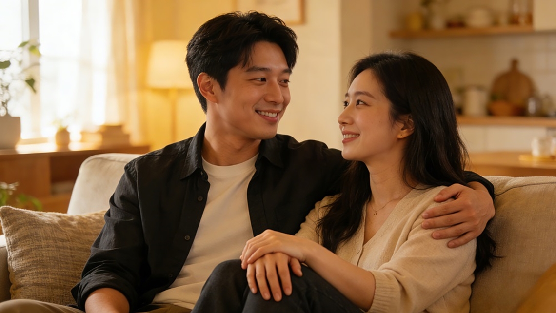 情侣在家中互动的亲密关系情境示意图，佳思优医美整形诊所陈依凡医师提醒女性私密健康与生活质量息息相关