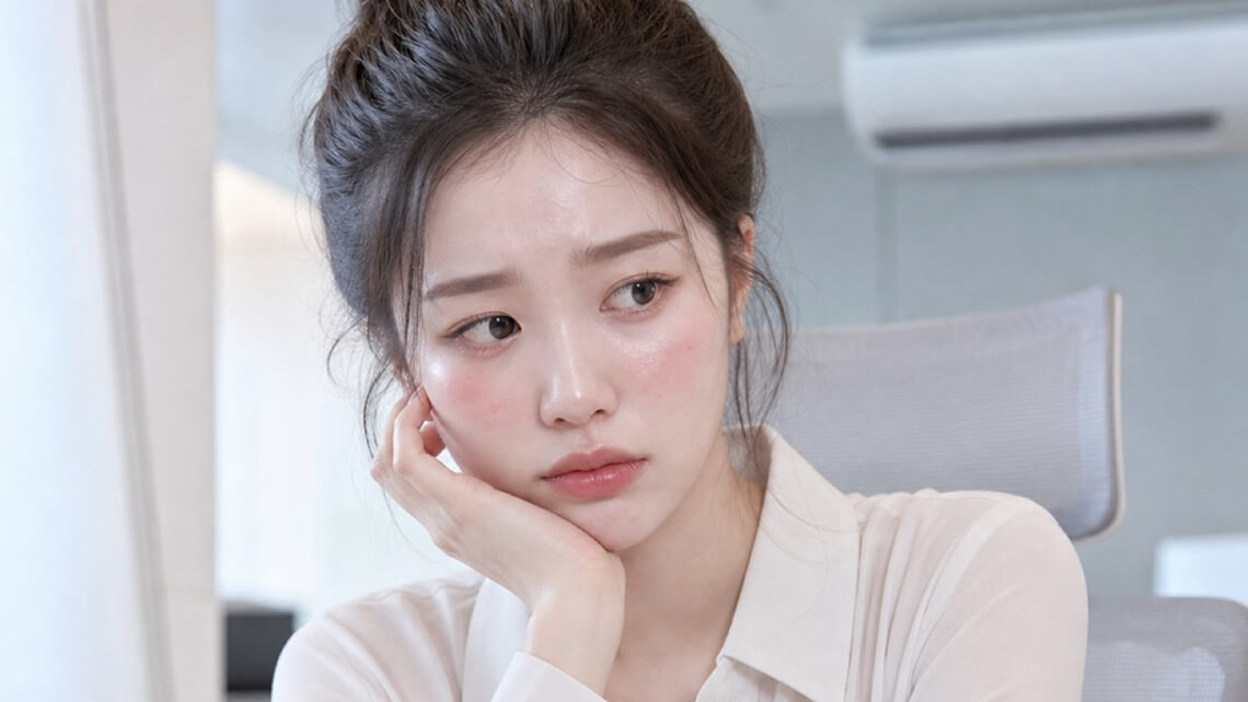 夏天臉部反覆出油，可能是肌膚正在發出「缺水」訊號！佳思優醫美整形診所劉易明醫師表示，真正容易讓肌膚陷入乾燥與不穩定狀態的原因，未必只有高溫與日曬，而是許多人每天待超過8小時的冷氣環境。